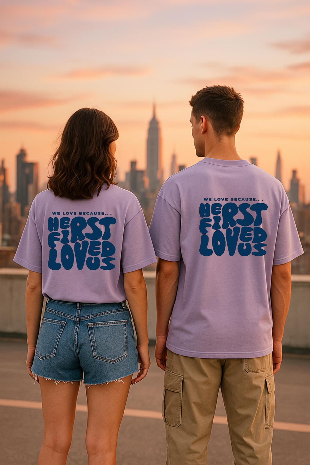 He First Loved – 1 John 4:19 Groovy Tee