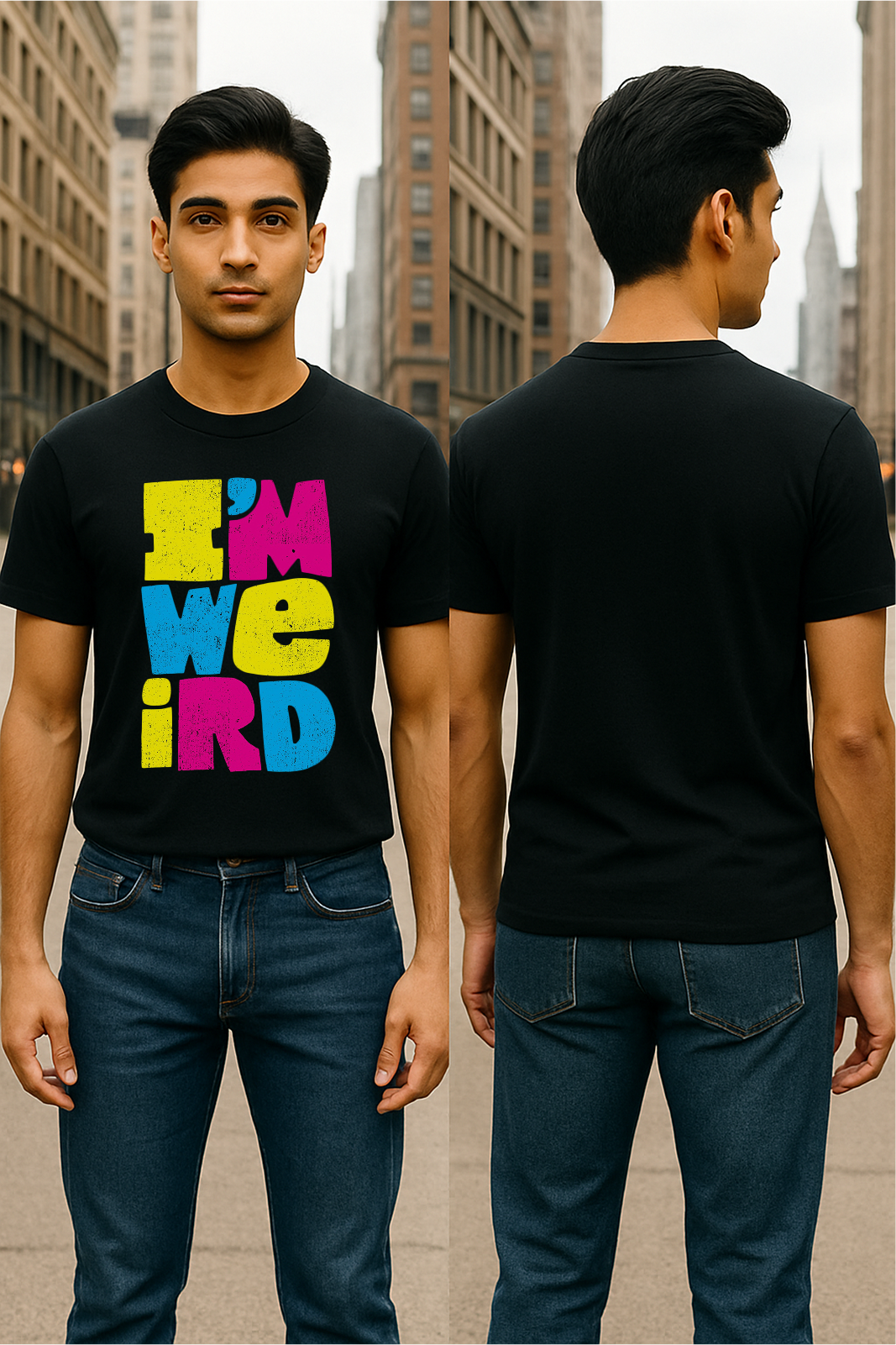 I'M WEIRD Tee 💥 | Loud, Proud & Colorfully Awkward