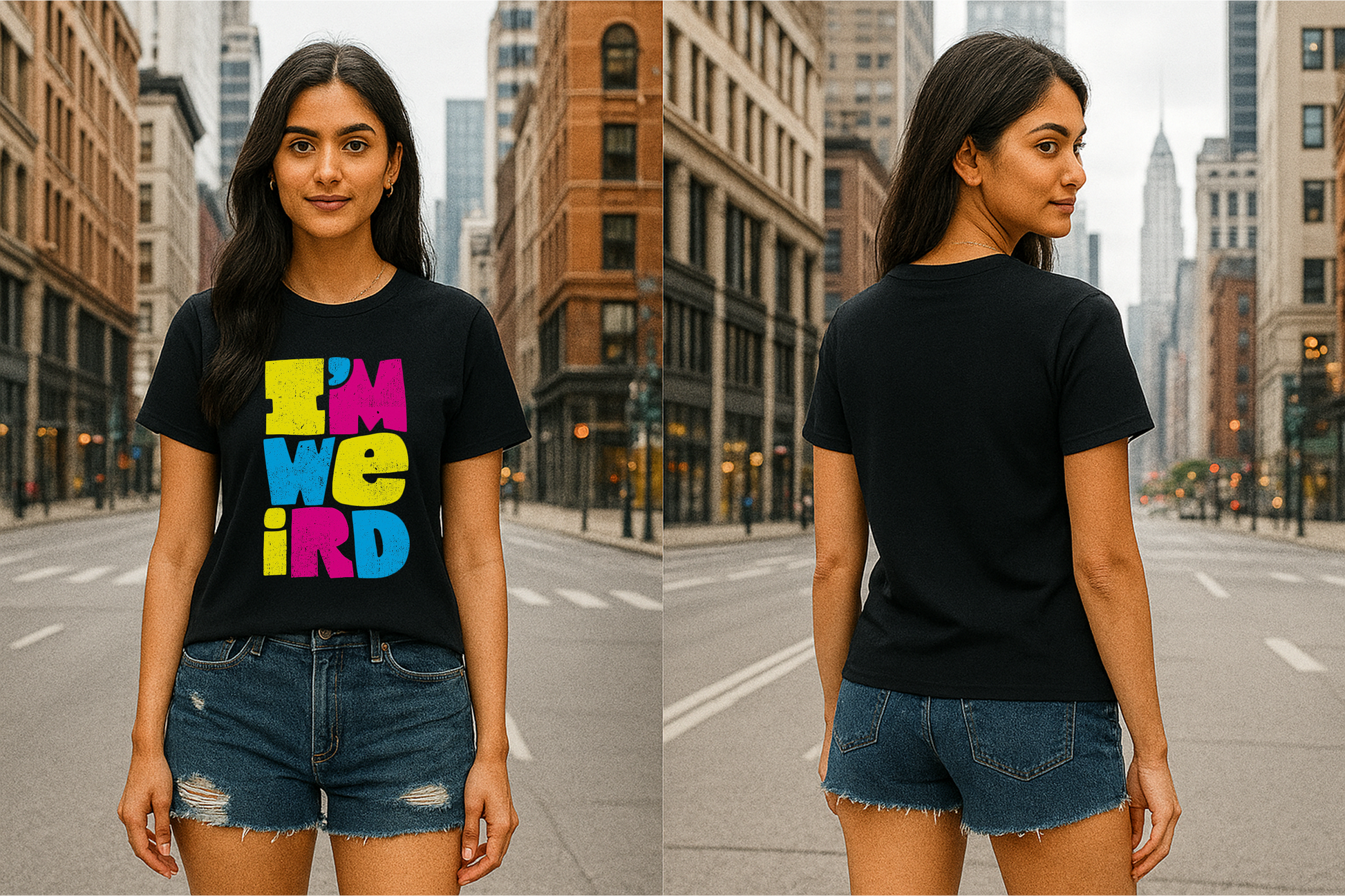 I'M WEIRD Tee 💥 | Loud, Proud & Colorfully Awkward
