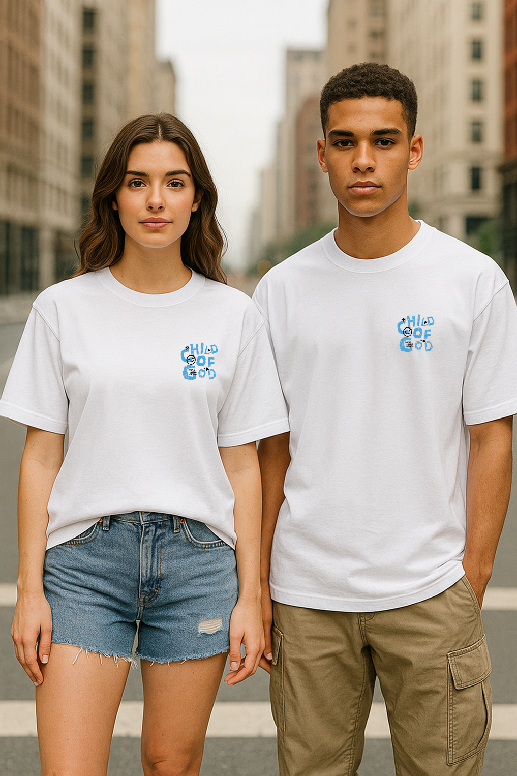 “I Am a Child of God – Faith Meets Street Tee”