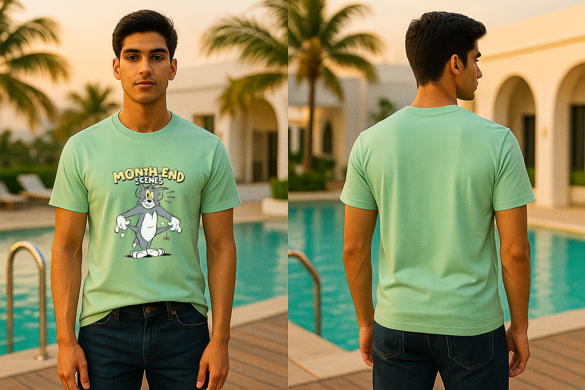 MONTH-END SCENES Tee 💸 | Broke But Still Hot