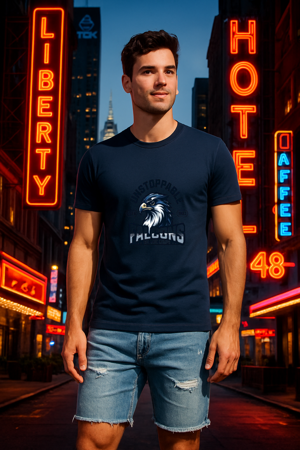 Unstoppable Falcons College Camps Tee – Athletic Edition
