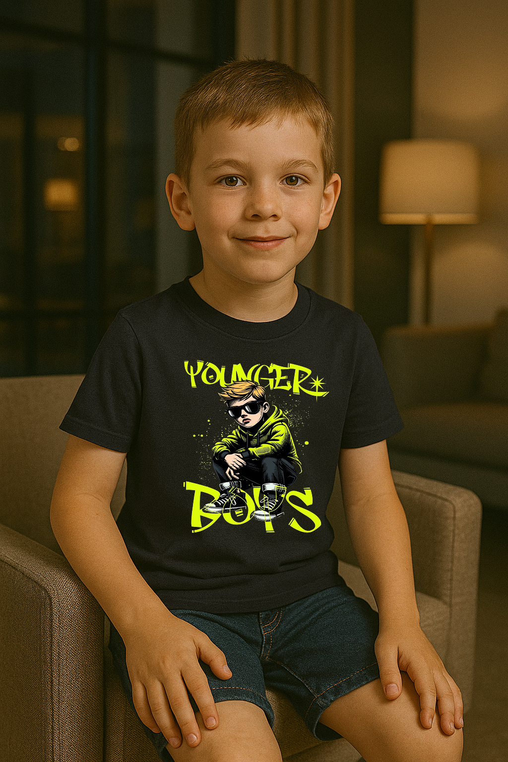 Younger Boys Urban Graphic Tee – For Ages 0–13