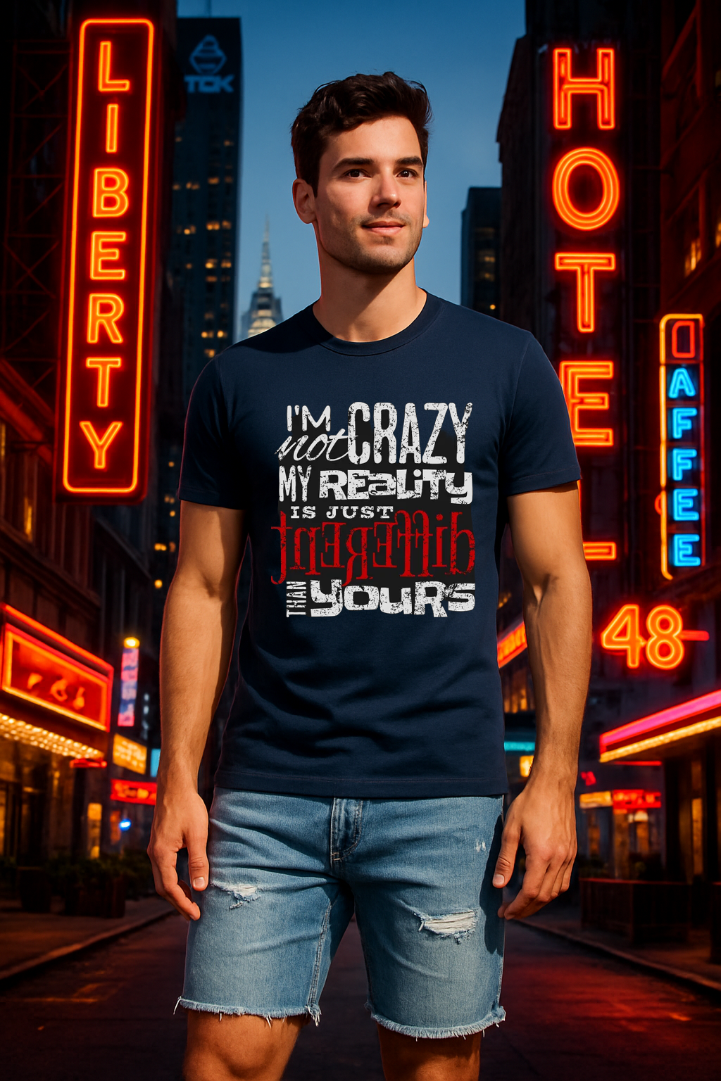 "Not Crazy – Just Wired Different" Tee