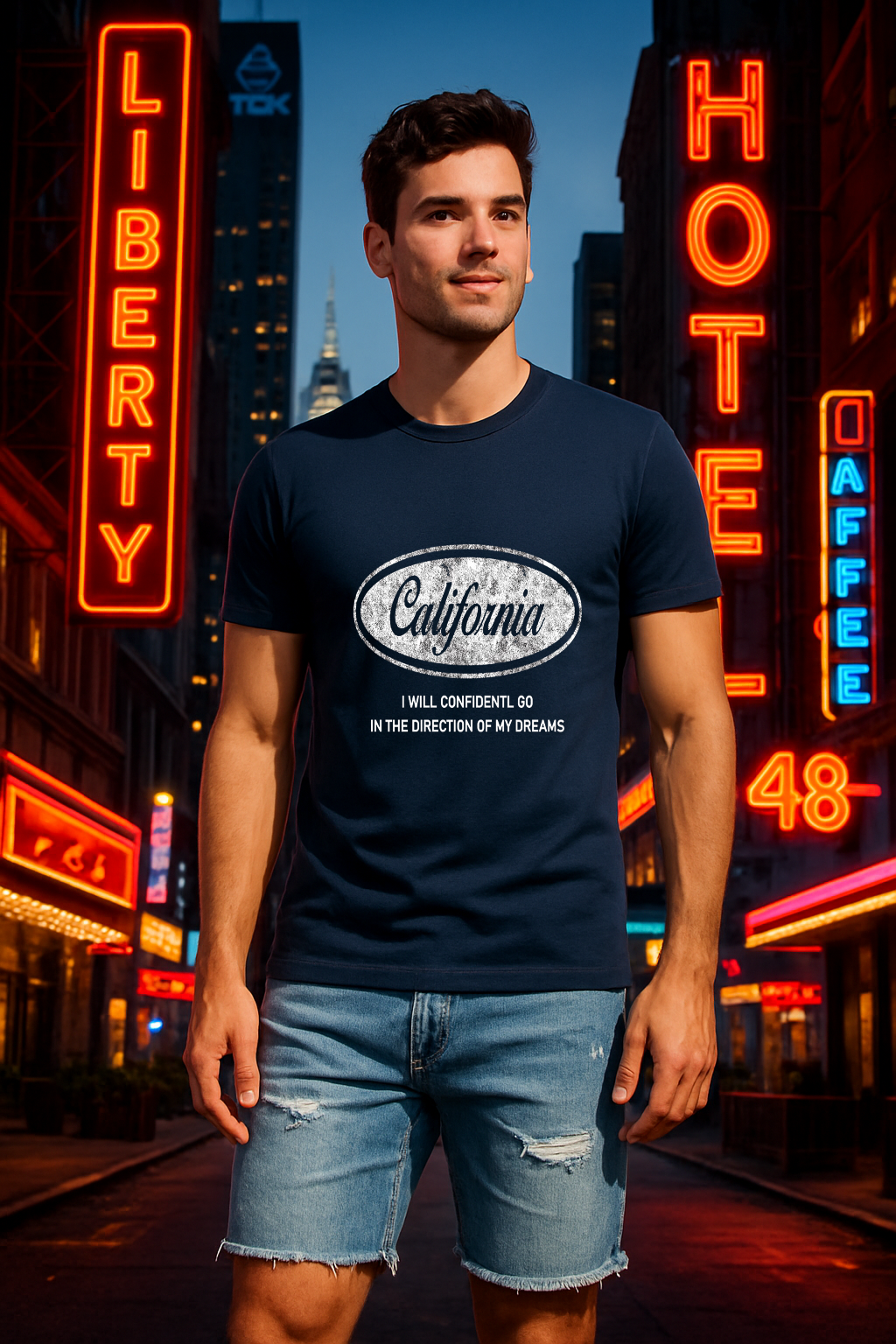Vintage California Dream Tee – Unisex | All Sizes | Minimalist Inspiration