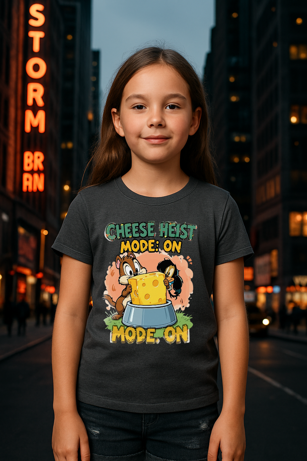 “Cheese Heist Mode: ON” – Ultimate Mischief Tee