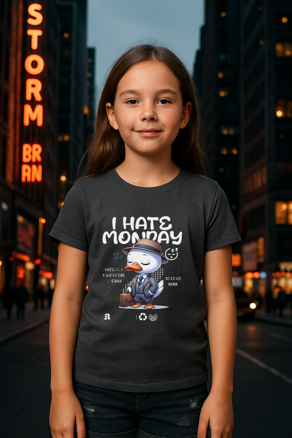 "I Hate Monday" Kids Tee – Bold, Fun & Comfy!