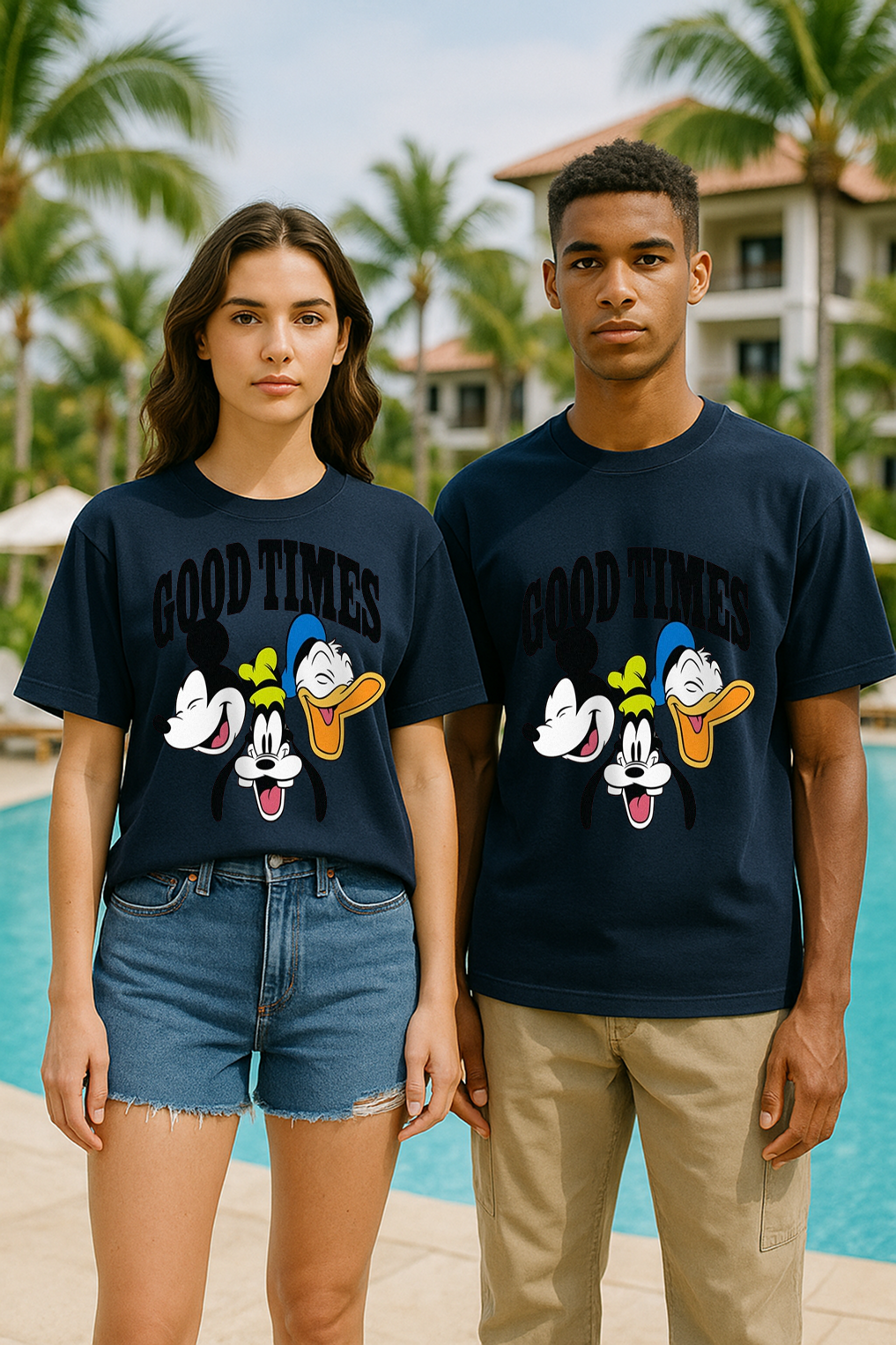 “Good Times Washed Tee – Retro Cool, Cartoon Fuel”