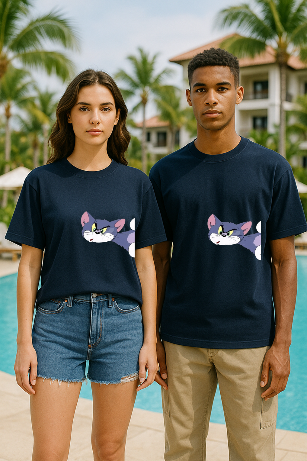 “Sneaky Tom Retro Cool with Washed & Tee – Retro Mischief with a Streetwear Edge”