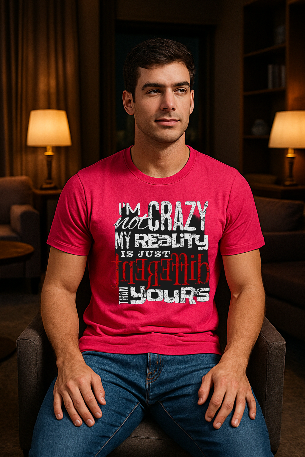 "Not Crazy – Just Wired Different" Tee