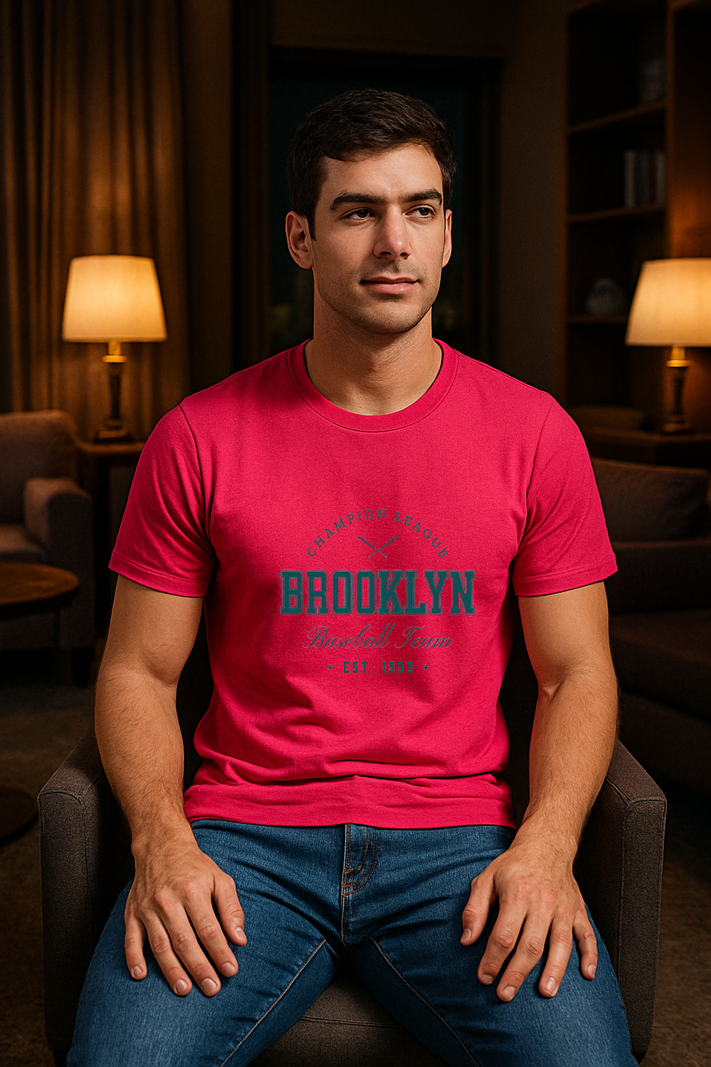 Brooklyn Champion League Tee ⚾🏆 “Est. 1999 – Still Swingin’ Strong”