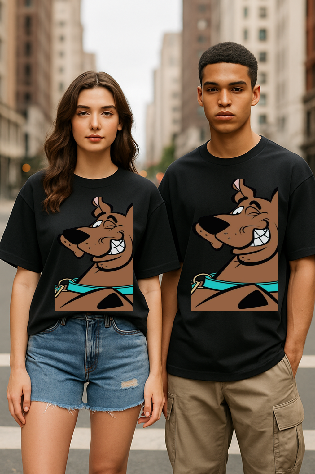 "Scooby Style Wink Tee – Animated Charm Meets Everyday Comfort"
