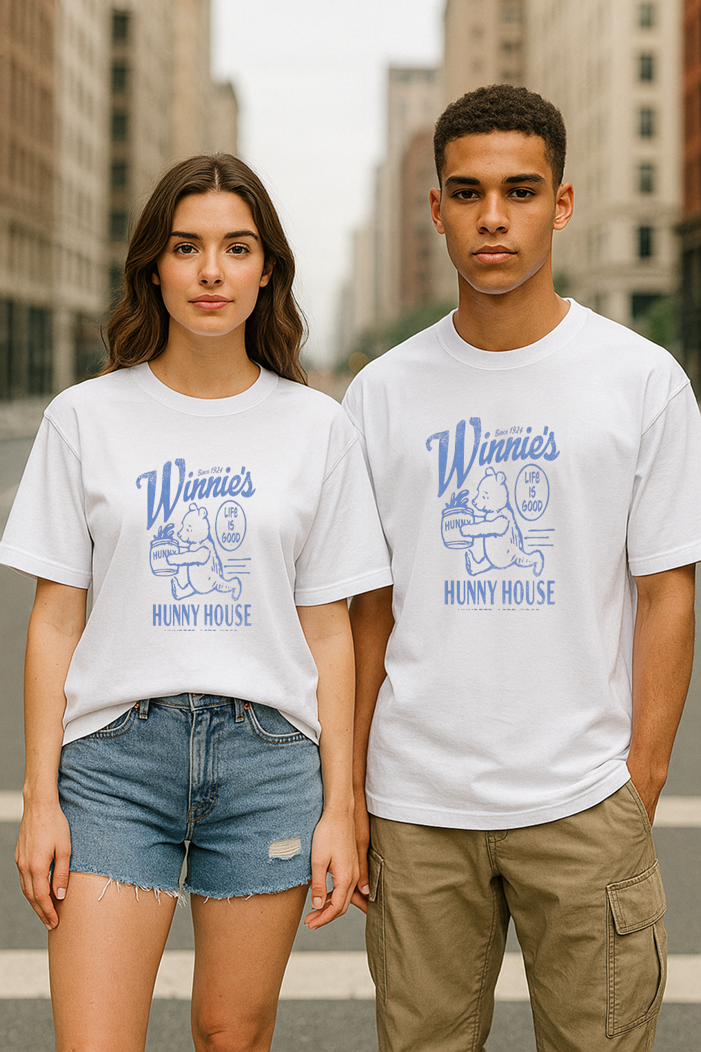 Winnie’s 🍯 Hunny House Vintage Tee | Life Is Good in the Hundred Acre Wood