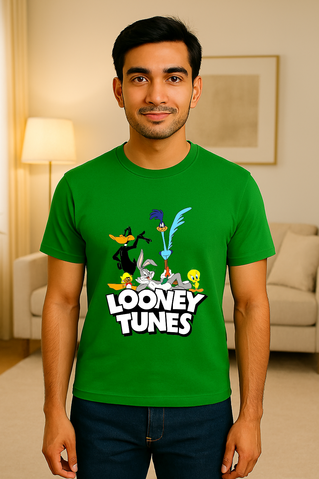 🌀 “Tune In, Zone Out” Tee – by STORM BRN 🎬💥Looney but legendary.