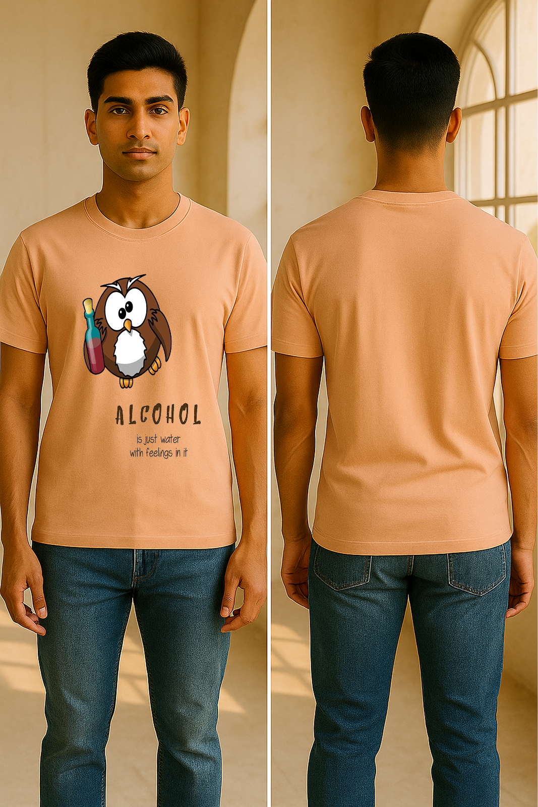 🦉💬 “Feelings in a Bottle” Tee – by STORM BRN