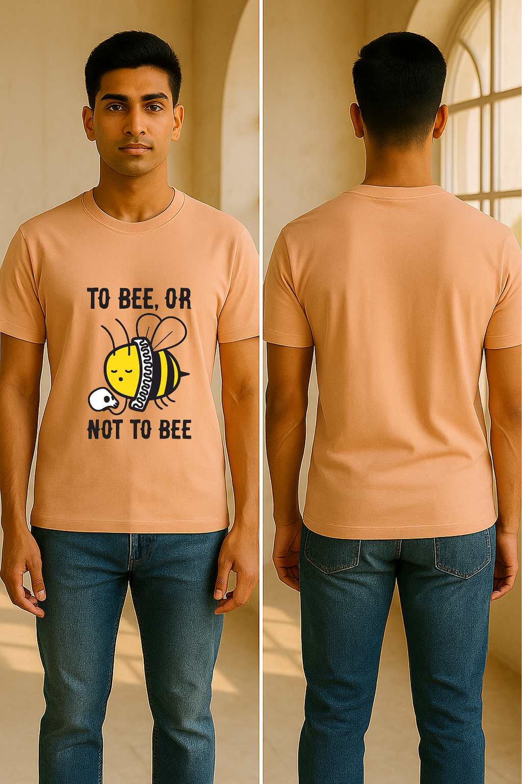 🐝📜 “To Bee or Not To Bee” Tee | Hamlet Vibes, Pun Edition