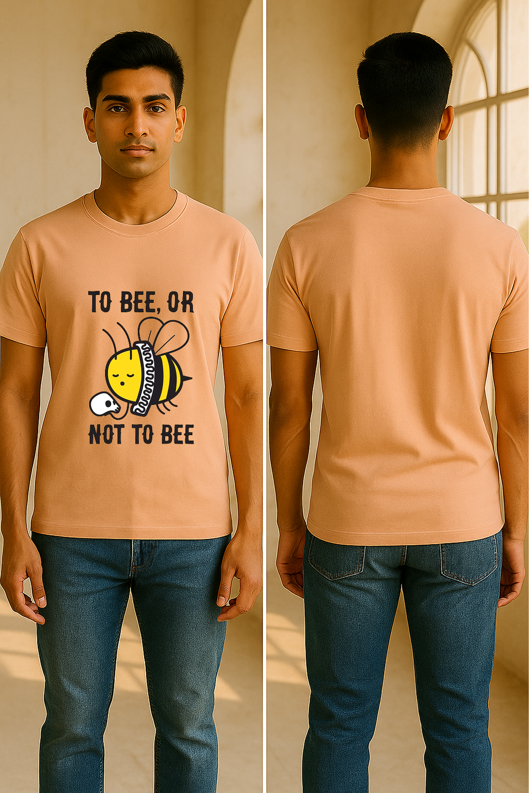 🐝📜 “To Bee or Not To Bee” Tee | Hamlet Vibes, Pun Edition
