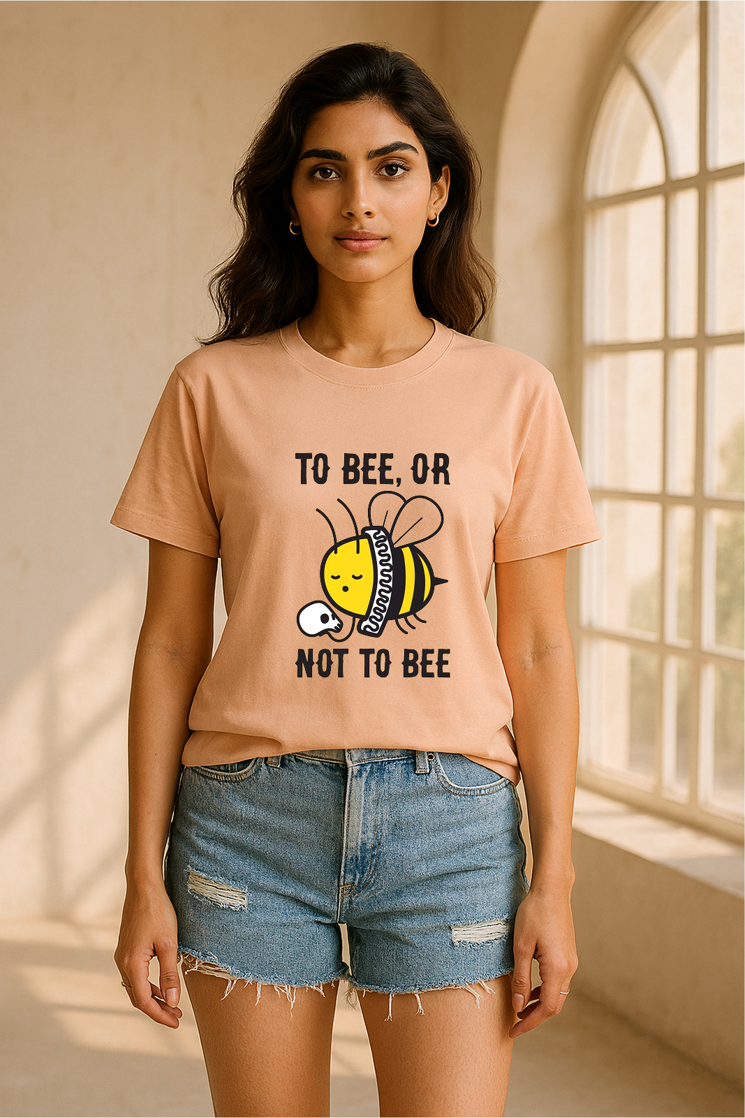 🐝📜 “To Bee or Not To Bee” Tee | Hamlet Vibes, Pun Edition