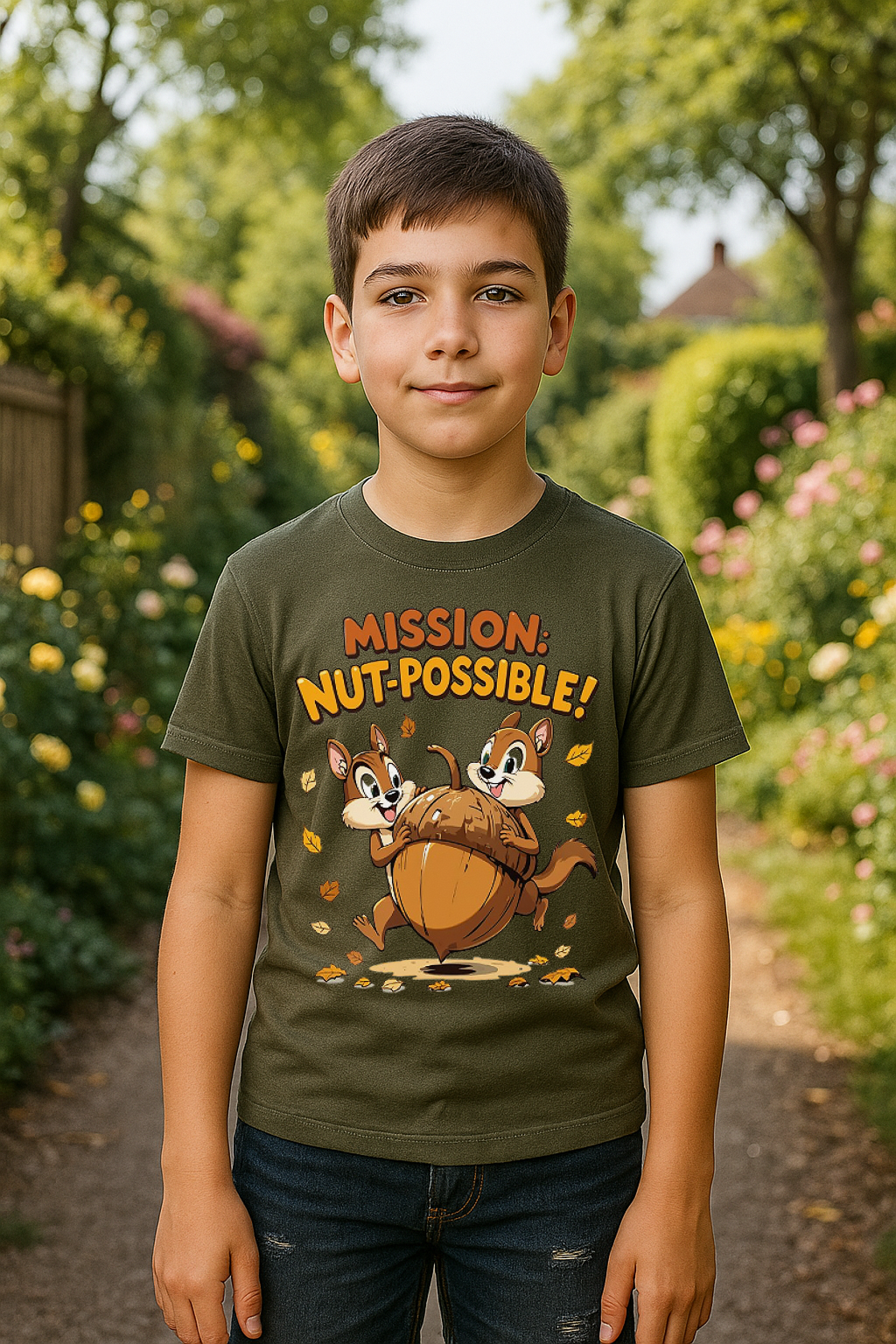 Mission: Nut-Possible! – Chip and Dale Adventure Tee