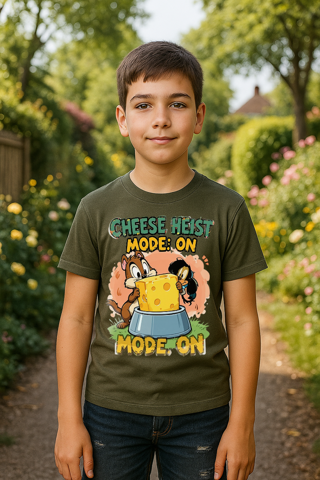 “Cheese Heist Mode: ON” – Ultimate Mischief Tee