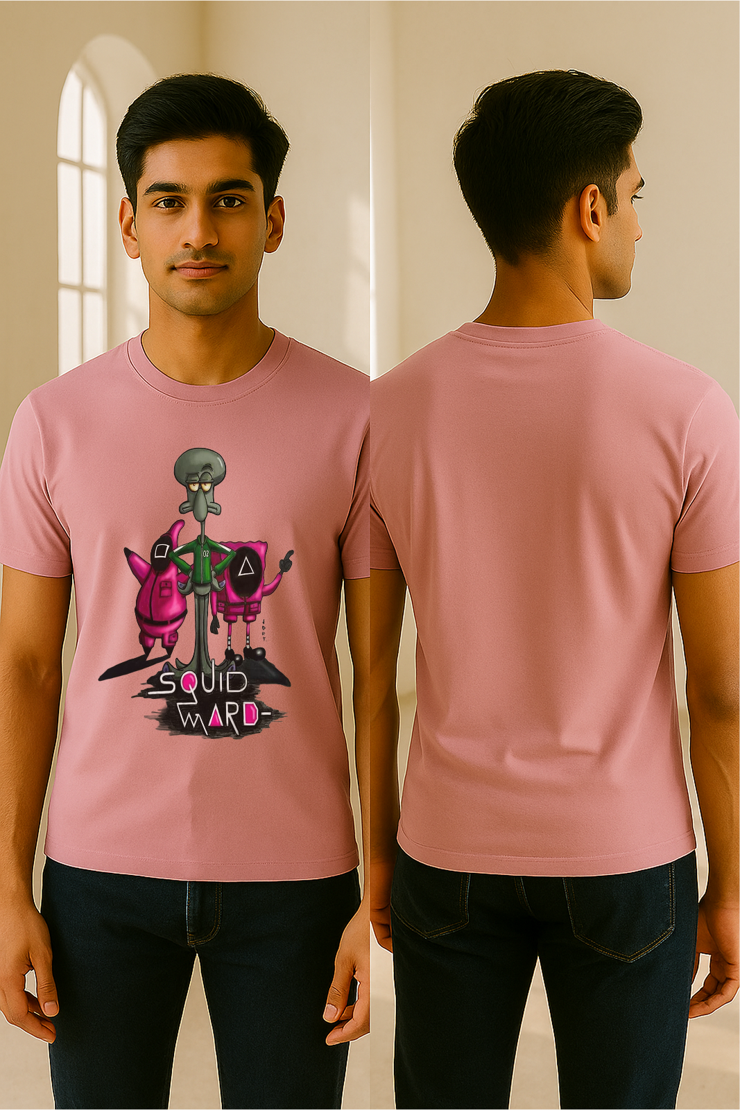 🦑💀 "SQUID WARD" Tee – Crossover Chaos by STORM BRN