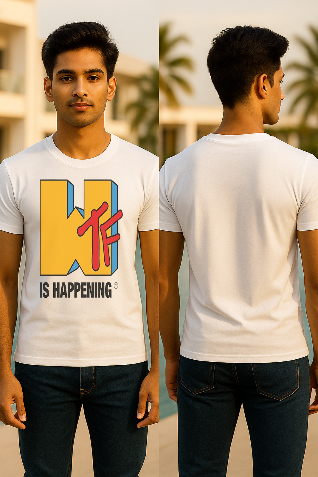 ⚡ "WTF Is Happening?" Graphic Tee – by STORM BRN  📺 Vintage Vibes, Gen Z Confusion. We get it. 😵💫