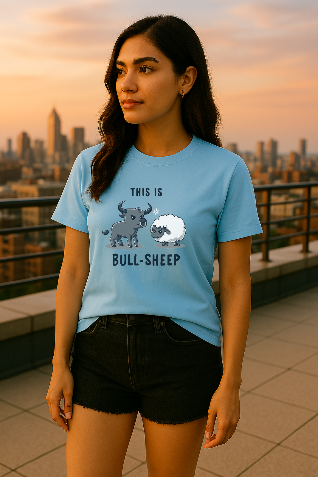 🐂🐑 "This is BULL-SHEEP" Tee – by Storm BRN 💥
