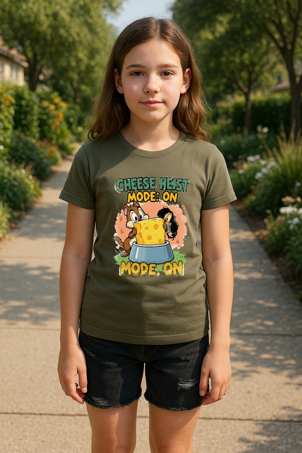 “Cheese Heist Mode: ON” – Ultimate Mischief Tee