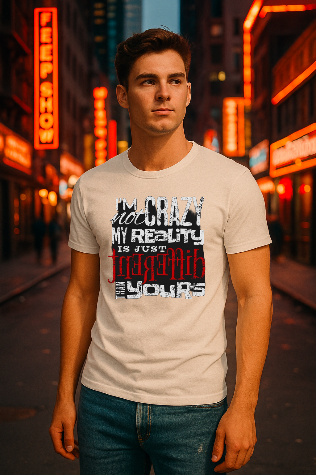 "Not Crazy – Just Wired Different" Tee