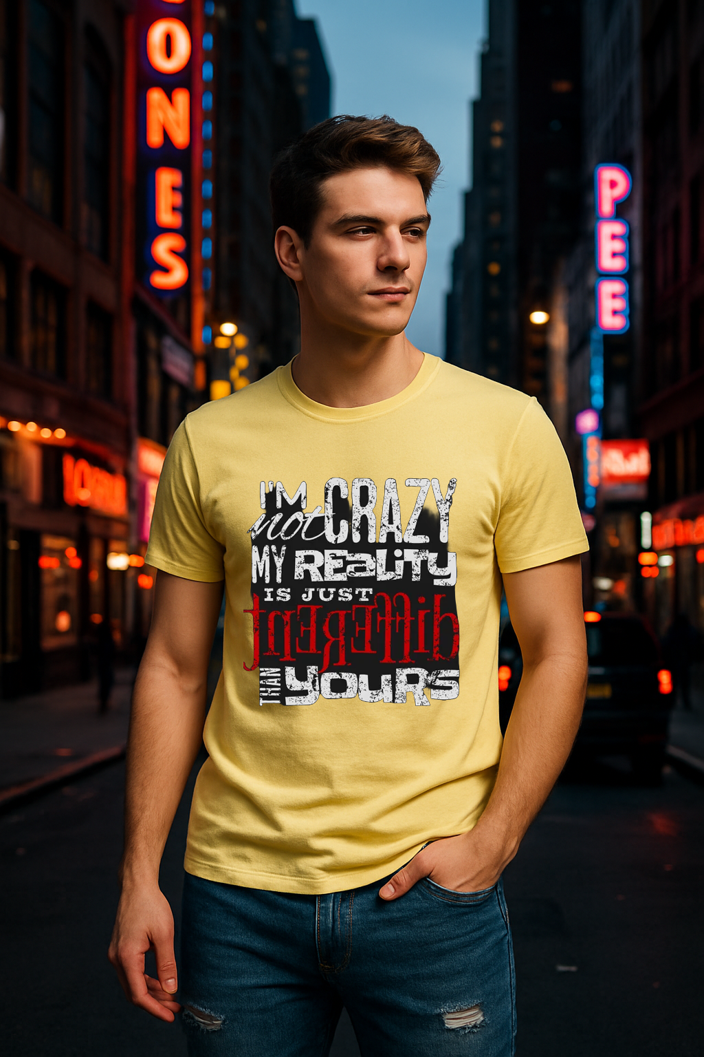 "Not Crazy – Just Wired Different" Tee