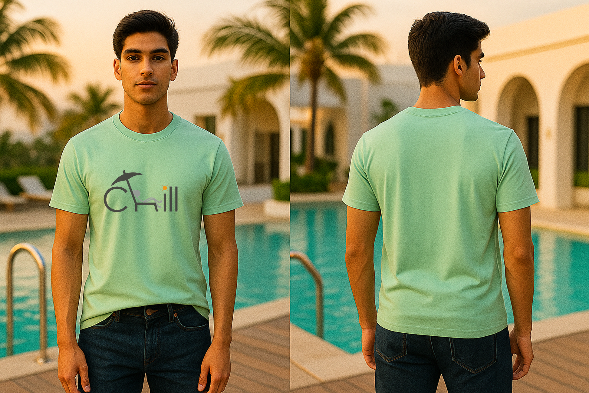 ☀️ Chill Mode Tee – Mint Vibes | Unisex 100% Cotton