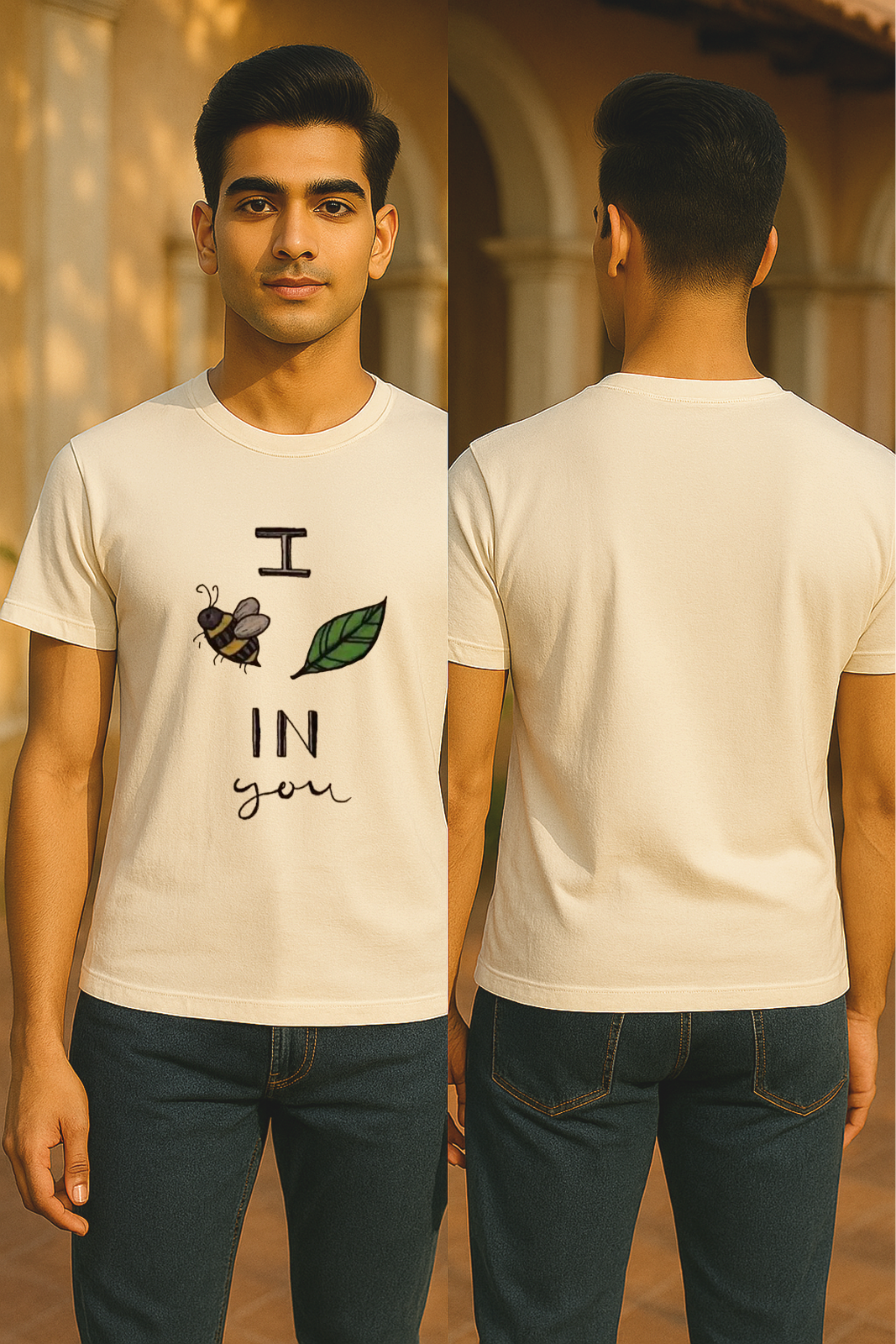 🐝🌿 "I Bee-Leaf in You" Tee | Unisex 100% Cotton