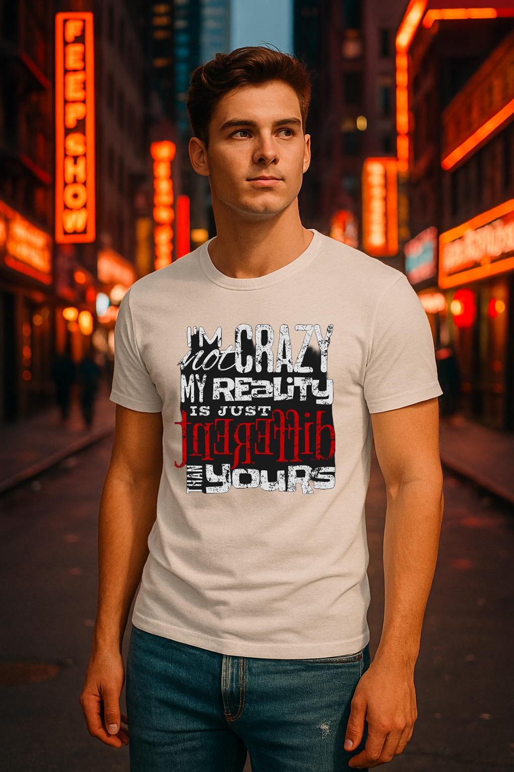 "Not Crazy – Just Wired Different" Tee