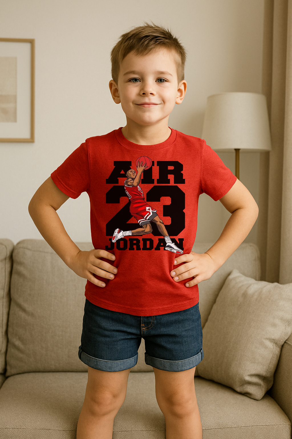 Air 23 Jordan Kids Tee – Elevate Like a Legend