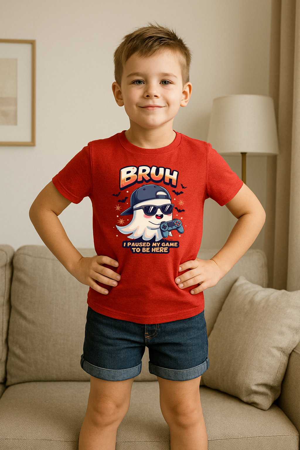 Limited Edition “BRUH” Gamer Tee – Ultra-Soft Luxe Cotton