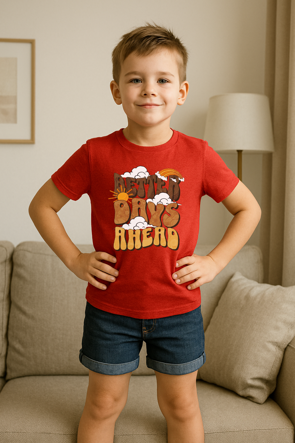 Better Days Ahead Tee – Sunshine, Hope & Retro Vibes