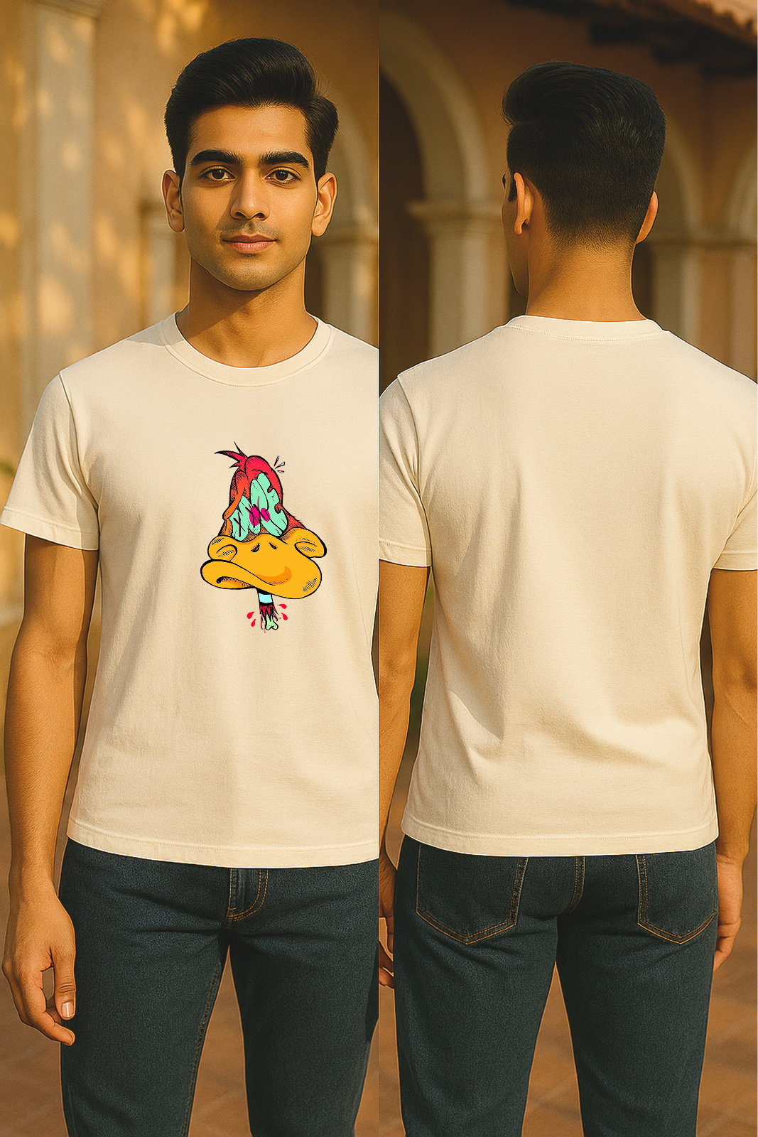 "Melted Mood" Graphic Tee – Gen Z Drip 🦆