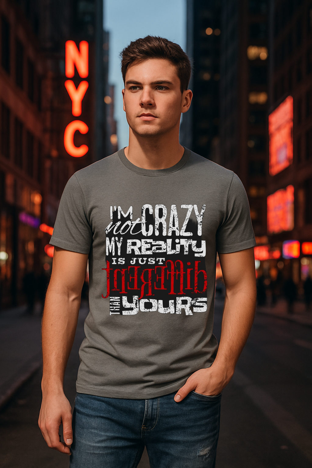 "Not Crazy – Just Wired Different" Tee