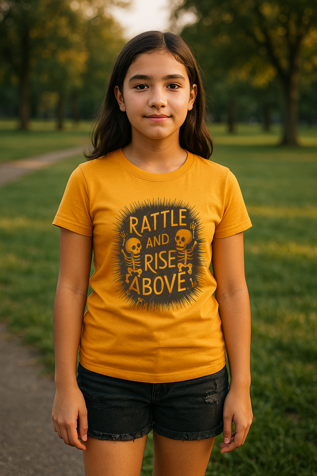 Rattle and Rise Above – Bold Attitude Tee