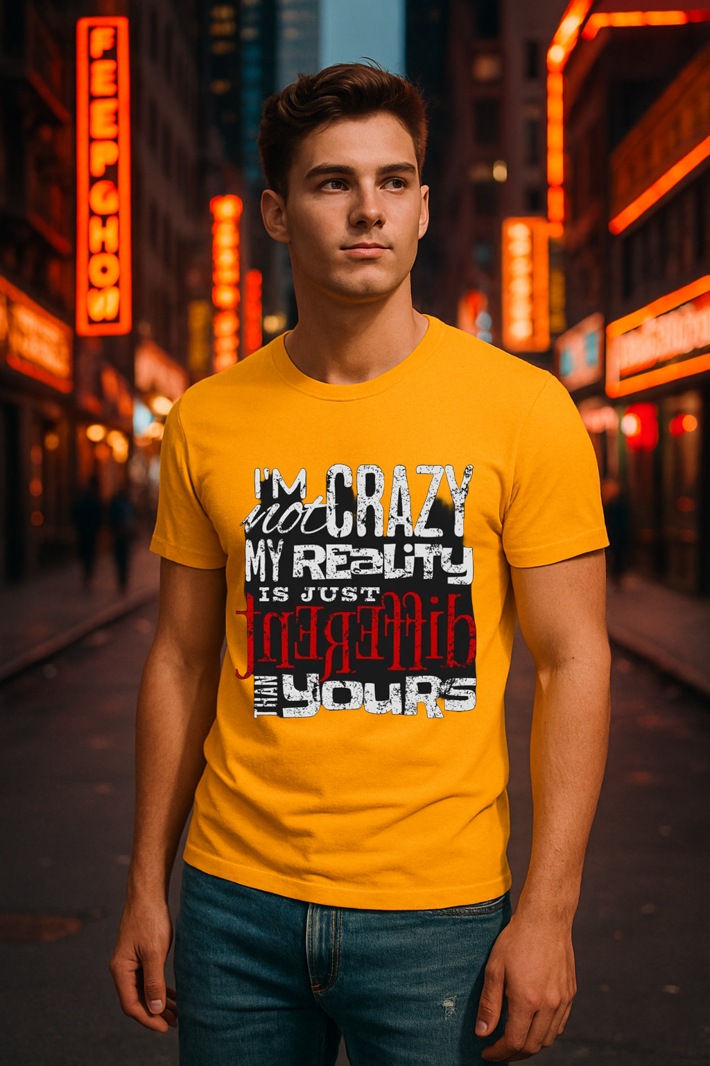 "Not Crazy – Just Wired Different" Tee