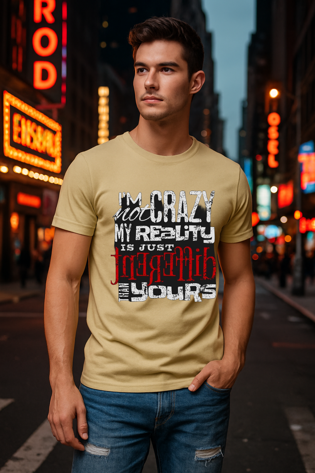 "Not Crazy – Just Wired Different" Tee