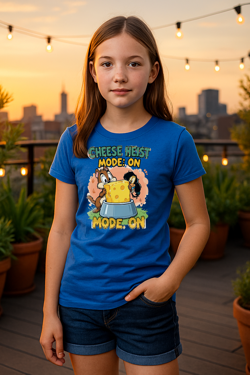 “Cheese Heist Mode: ON” – Ultimate Mischief Tee