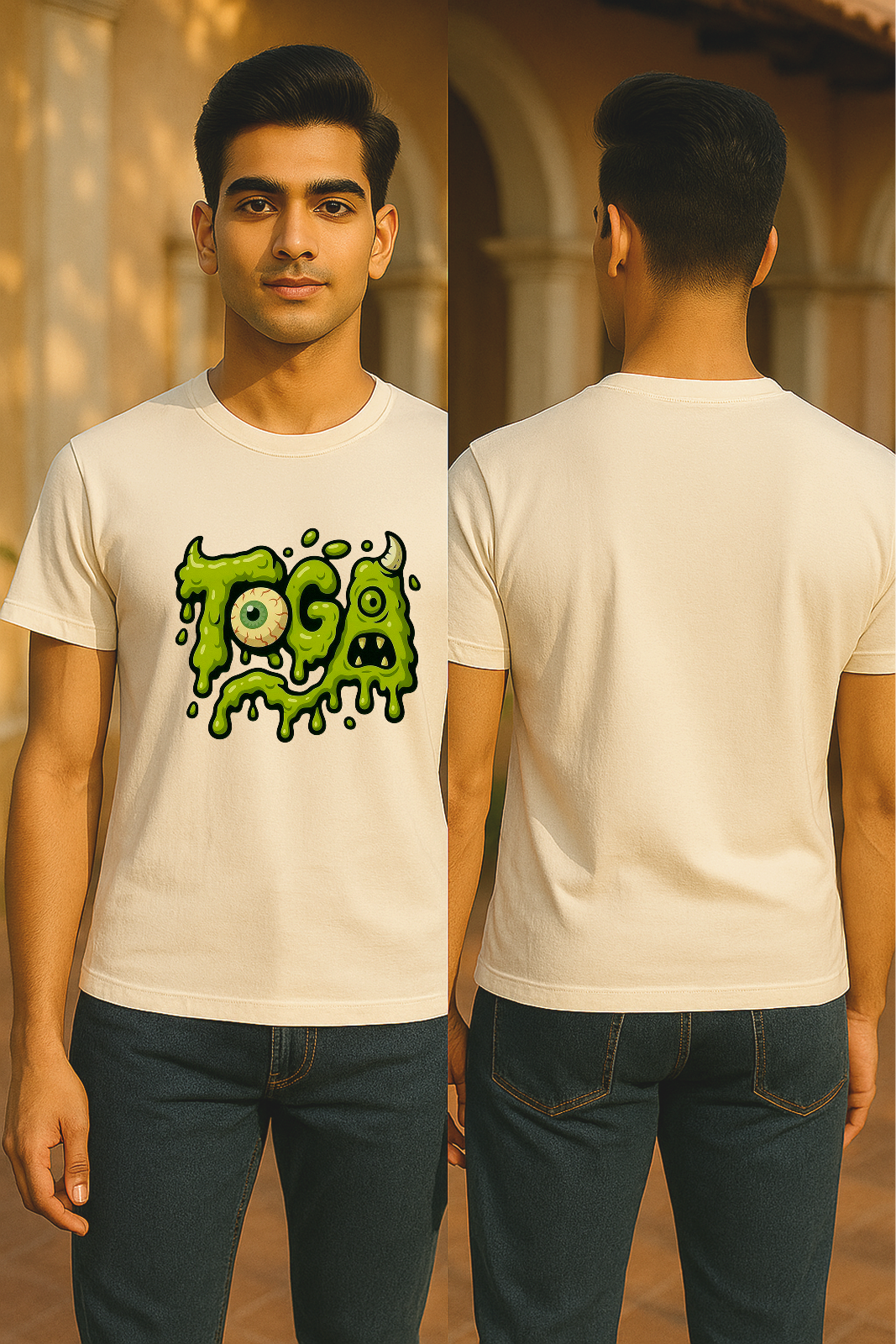 🔥 TOGA Drip Tee – Unisex | Regular Fit | 100% Cotton 😎🛹