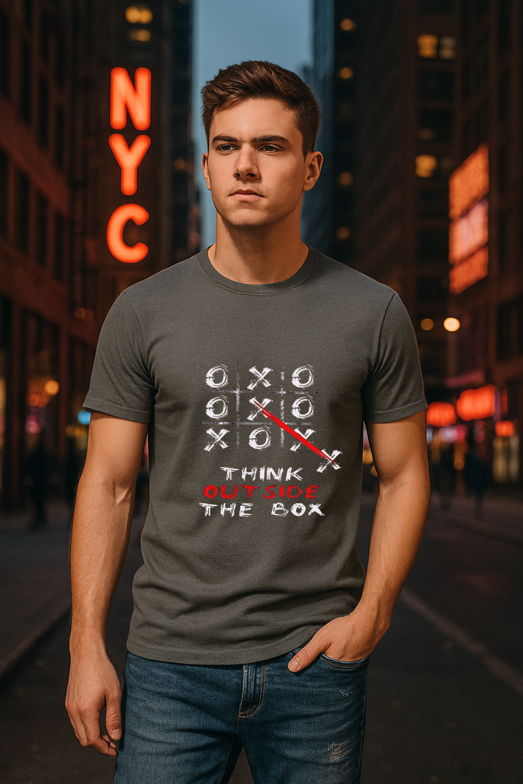 Think Outside The Box – Rebel Logic Tee