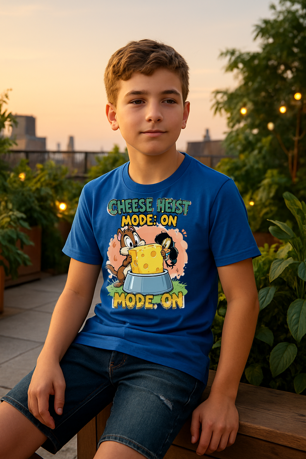 “Cheese Heist Mode: ON” – Ultimate Mischief Tee