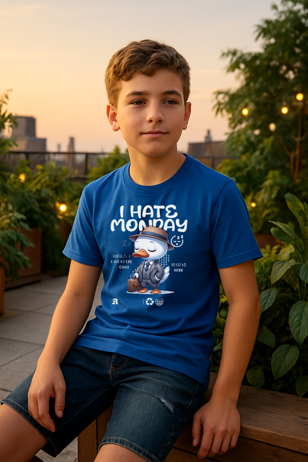 "I Hate Monday" Kids Tee – Bold, Fun & Comfy!