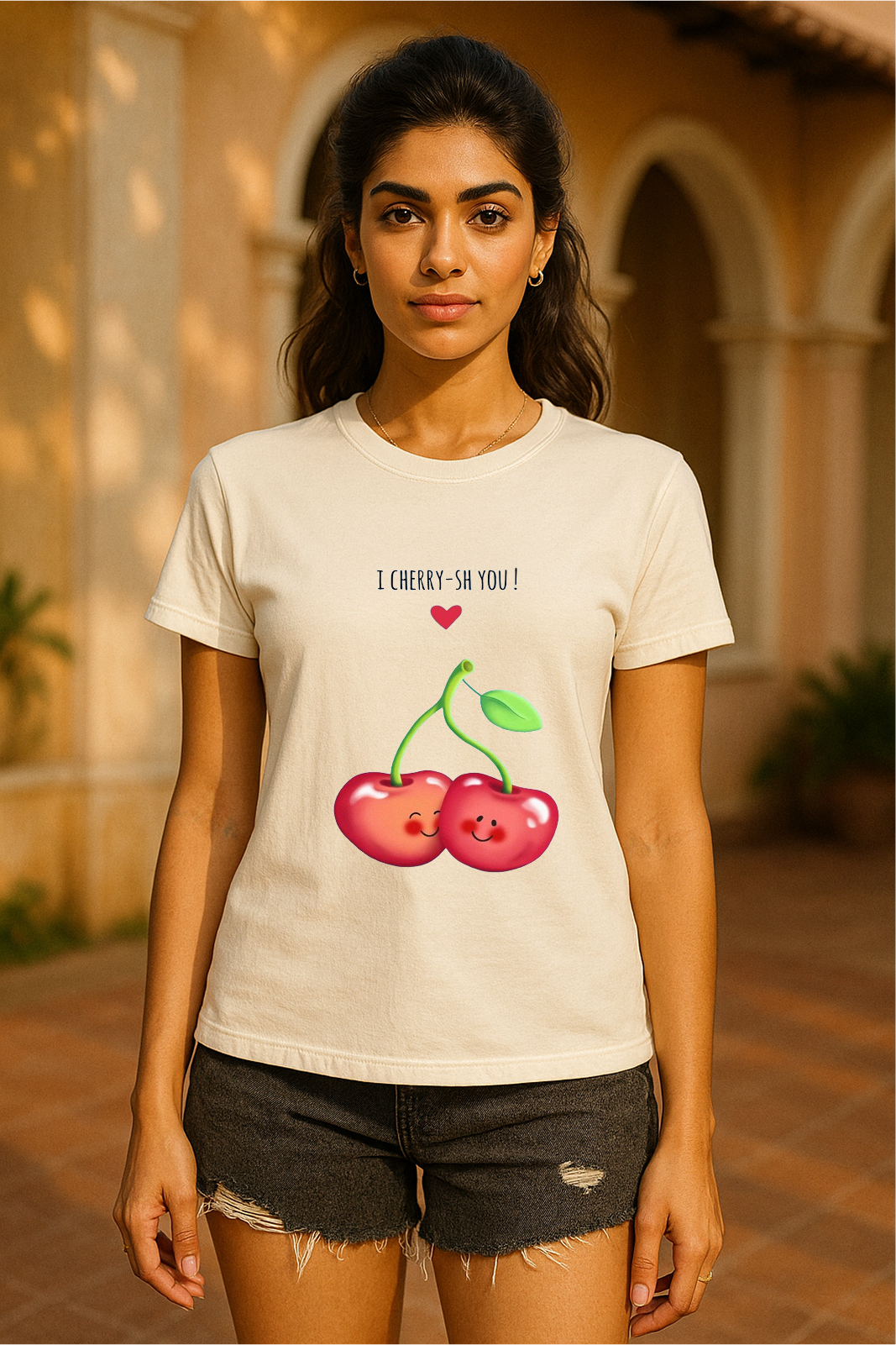🍒 I Cherry-sh You Tee – 100% Cotton | Regular Fit 😍