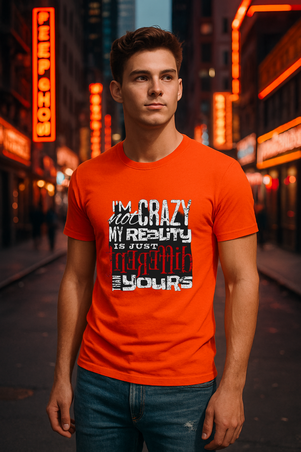 "Not Crazy – Just Wired Different" Tee