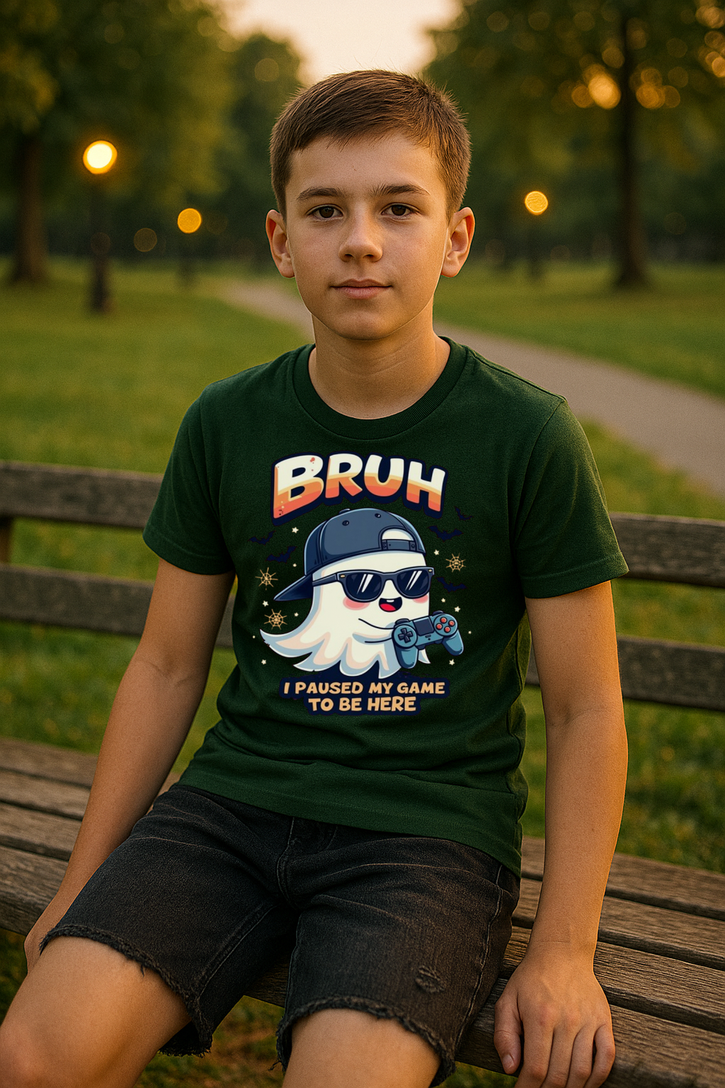 Limited Edition “BRUH” Gamer Tee – Ultra-Soft Luxe Cotton