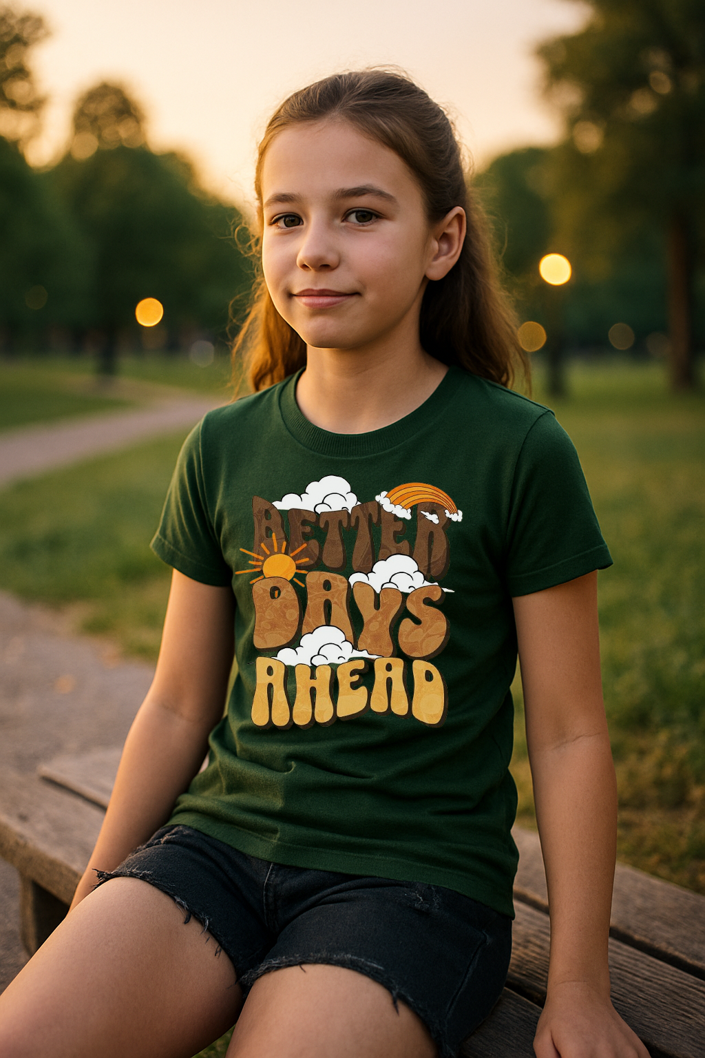 Better Days Ahead Tee – Sunshine, Hope & Retro Vibes